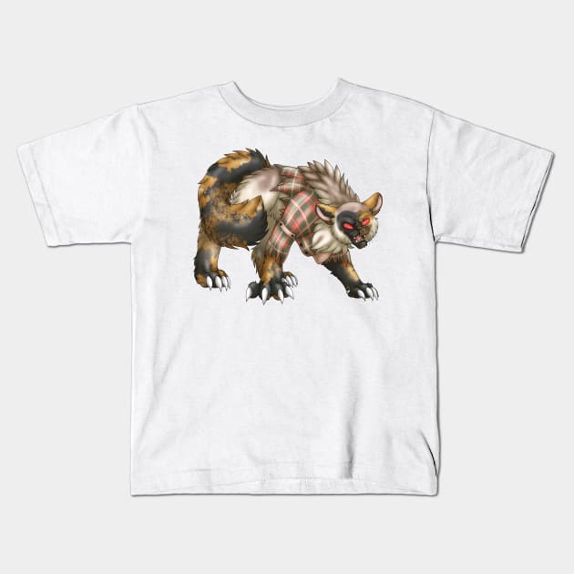 WereCat: Tortie Point Kids T-Shirt by spyroid101